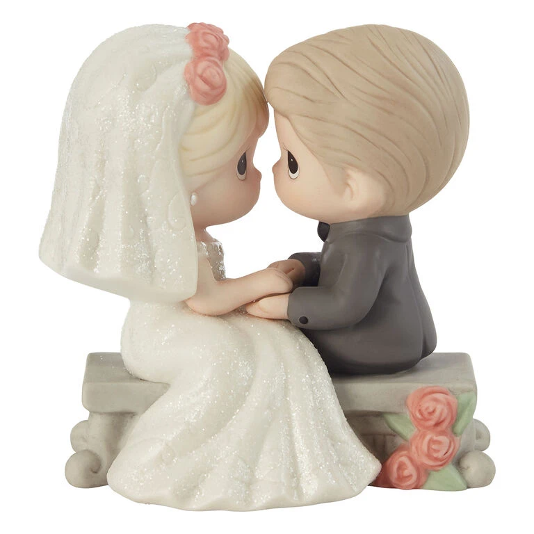 Precious Moments You're My Always Bride And Groom Figurine, 4.37" 3 Precious Moments You're My Always Bride And Groom Figurine, 4.37"