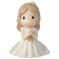 Precious Moments First Communion Kneeling Girl Mini Figurine, 4" -Hallmark online Shop Precious Moments First Communion Girl Figurine 202017 02