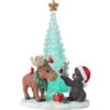 Precious Moments It Moose Be Christmastime Light-Up Figurine, 8" -Hallmark online Shop Precious Moments Moose and Bear LightUp Figurine 231405 01