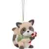 Precious Moments Spreading Christmas Cheer Raccoon Ornament, 2.8" 1 Precious Moments Spreading Christmas Cheer Raccoon Ornament, 2.8" -Hallmark online Shop Precious Moments Raccoon Christmas Ornament 221024 01