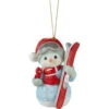Precious Moments ‘Tis The Ski-Son To Be Jolly Ornament, 3.4" -Hallmark online Shop Precious Moments Snowman With Skis Christmas Ornament 231016 01