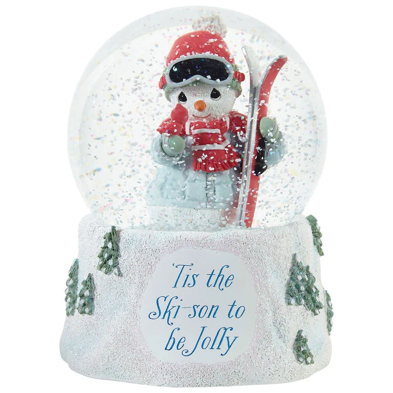 Precious Moments ‘Tis The Ski-Son To Be Jolly Musical Snow Globe, 5.7" 3 Precious Moments ‘Tis The Ski-Son To Be Jolly Musical Snow Globe, 5.7"