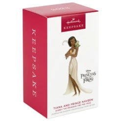 Hallmark Disney The Princess And The Frog Tiana And Prince Naveen Ornament -Hallmark online Shop Princess Tiana and the Frog Keepsake Ornament 1999QXD6687 04