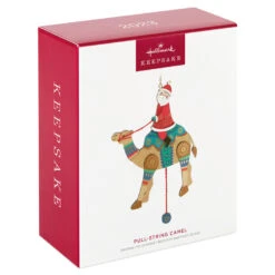 Hallmark Pull-String Camel With Santa Wood Ornament -Hallmark online Shop PullString Camel With Santa Keepsake Ornament 2499QGO2977 04