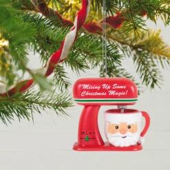 Hallmark Magical Mixer Ornament 9 Hallmark Magical Mixer Ornament -Hallmark online Shop Red Stand Mixer With Santa Bowl Keepsake Ornament 1699QGO2909 02