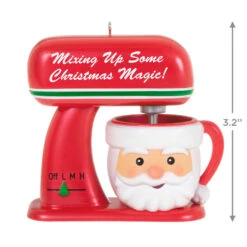 Hallmark Magical Mixer Ornament 10 Hallmark Magical Mixer Ornament -Hallmark online Shop Red Stand Mixer With Santa Bowl Keepsake Ornament 1699QGO2909 03