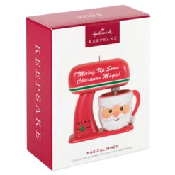 Hallmark Magical Mixer Ornament 11 Hallmark Magical Mixer Ornament -Hallmark online Shop Red Stand Mixer With Santa Bowl Keepsake Ornament 1699QGO2909 04