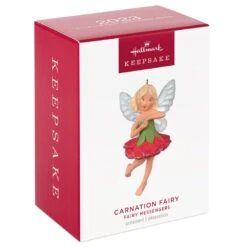 Hallmark Fairy Messengers Carnation Fairy Ornament 11 Hallmark Fairy Messengers Carnation Fairy Ornament -Hallmark online Shop Red and Green Fairy Keepsake Ornament 1499QXR8007 04