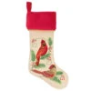 Hallmark The Beauty Of Birds Stocking -Hallmark online Shop RedWhite Birds and Holly Keepsake Stocking 1QSB6309 01