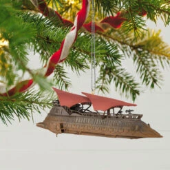 Hallmark Star Wars: Return Of The Jedi™ Jabba's Sail Barge, The Khetanna™ Ornament With Sound 9 Hallmark Star Wars: Return Of The Jedi™ Jabba's Sail Barge, The Khetanna™ Ornament With Sound -Hallmark online Shop Return of Jedi Jabbas Barge Keepsake Ornament 3799QXI7109 02