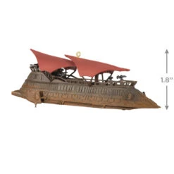Hallmark Star Wars: Return Of The Jedi™ Jabba's Sail Barge, The Khetanna™ Ornament With Sound 10 Hallmark Star Wars: Return Of The Jedi™ Jabba's Sail Barge, The Khetanna™ Ornament With Sound -Hallmark online Shop Return of Jedi Jabbas Barge Keepsake Ornament 3799QXI7109 03