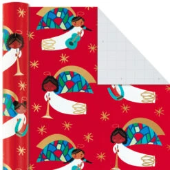 Hallmark Santa Fun 3-Pack Christmas Wrapping Paper Assortment, 120 Sq. Ft. -Hallmark online Shop Santa Fun Hallmark Mahogany Christmas Wrapping Paper 5JXW1037 07