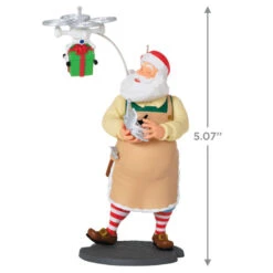 Hallmark Toymaker Santa Ornament -Hallmark online Shop Santa With Drone Keepsake Ornament 1999QXR8047 03