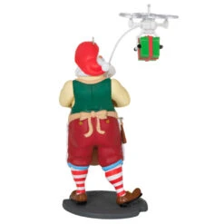 Hallmark Toymaker Santa Ornament -Hallmark online Shop Santa With Drone Keepsake Ornament 1999QXR8047 06