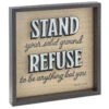 Hallmark Schitt's Creek® Moira Rose Quote Wood Sign, 11.75x11.75 -Hallmark online Shop Schitts Creek Stand Your Ground Wood Quote Sign 1PCL1022 01