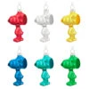 Hallmark The Peanuts® Gang Snoopy Glass Ornaments, Set Of 6 -Hallmark online Shop Set of 6 Colored Glass Snoopy Keepsake Ornaments 2499QSB6329 01