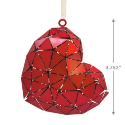 Signature Heart Metal Hallmark Ornament 8 Signature Heart Metal Hallmark Ornament -Hallmark online Shop Signature Heart Metal Christmas Ornament 1HDL2172 03