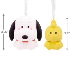Better Together Snoopy And Woodstock Magnetic Hallmark Ornaments, Set Of 2 -Hallmark online Shop Snoopy and Woodstock Christmas Ornaments 3HCM2133 03