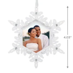 Hallmark Sparkling Snowflake Photo Personalized Metal Ornament 7 Hallmark Sparkling Snowflake Photo Personalized Metal Ornament -Hallmark online Shop Snowflake Photo Personalized Keepsake Ornament 2499QHE2012B2 03