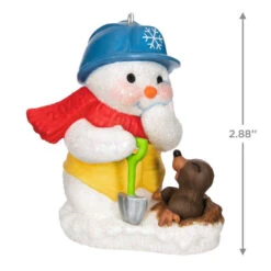 Hallmark Snow Buddies 2023 Ornament -Hallmark online Shop Snowman and Gopher Keepsake Ornament 1799QXR8037 03