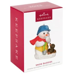 Hallmark Snow Buddies 2023 Ornament -Hallmark online Shop Snowman and Gopher Keepsake Ornament 1799QXR8037 04