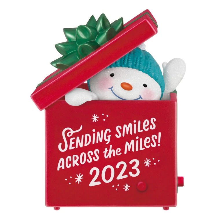 Hallmark Smiles Across The Miles 2023 Recordable Sound Ornament 3 Hallmark Smiles Across The Miles 2023 Recordable Sound Ornament