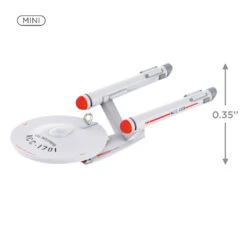 Hallmark Mini Star Trek™ U.S.S. Enterprise NCC-1701 Ornament, 0.035" 11 Hallmark Mini Star Trek™ U.S.S. Enterprise NCC-1701 Ornament, 0.035" -Hallmark online Shop Star Trek USS Enterprise Keepsake Ornament 1099QXM9327 03