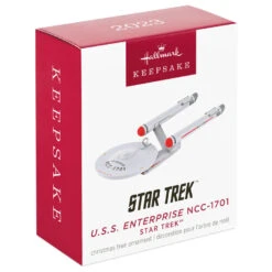 Hallmark Mini Star Trek™ U.S.S. Enterprise NCC-1701 Ornament, 0.035" 12 Hallmark Mini Star Trek™ U.S.S. Enterprise NCC-1701 Ornament, 0.035" -Hallmark online Shop Star Trek USS Enterprise Keepsake Ornament 1099QXM9327 04