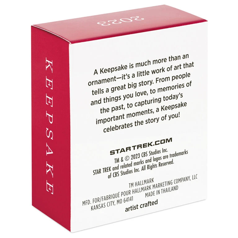 Hallmark Mini Star Trek™ U.S.S. Enterprise NCC-1701 Ornament, 0.035" 7 Hallmark Mini Star Trek™ U.S.S. Enterprise NCC-1701 Ornament, 0.035" - Image 5