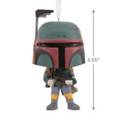 Star Wars™ Boba Fett™ Funko POP!® Hallmark Ornament -Hallmark online Shop Star Wars Boba Fett Funko POP Christmas Ornament 3HCM2312 03