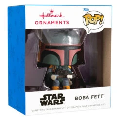 Star Wars™ Boba Fett™ Funko POP!® Hallmark Ornament -Hallmark online Shop Star Wars Boba Fett Funko POP Christmas Ornament 3HCM2312 04