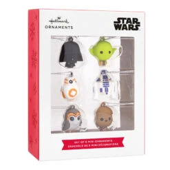 Mini Star Wars™ Shatterproof Hallmark Ornaments, Set Of 6 10 Mini Star Wars™ Shatterproof Hallmark Ornaments, Set Of 6 -Hallmark online Shop Star Wars Characters Miniature Christmas Ornaments Set of 6 2HCM6129 04