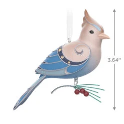 Hallmark The Beauty Of The Birds Leucistic Steller's Jay Ornament 10 Hallmark The Beauty Of The Birds Leucistic Steller's Jay Ornament -Hallmark online Shop Stellers Jay Blue Bird Keepsake Ornament 1799QXE3307 03