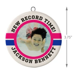 Swimming Ceramic Circle Personalized Photo Ornament 10 Swimming Ceramic Circle Personalized Photo Ornament -Hallmark online Shop Swimming Ceramic Circle Personalized Photo Ornament 1999QHE1711B101 03