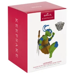 Hallmark Teenage Mutant Ninja Turtles: Mutant Mayhem Leonardo Ornament 11 Hallmark Teenage Mutant Ninja Turtles: Mutant Mayhem Leonardo Ornament -Hallmark online Shop TMNT Mutant Mayhem Leonardo Keepsake Ornament 1899QXI7369 04