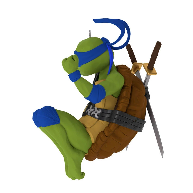 Hallmark Teenage Mutant Ninja Turtles: Mutant Mayhem Leonardo Ornament 8 Hallmark Teenage Mutant Ninja Turtles: Mutant Mayhem Leonardo Ornament - Image 6