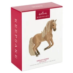 Hallmark Andalusian Dream Horse Ornament -Hallmark online Shop Tan Horse Keepsake Ornament 1799QGO2709 04