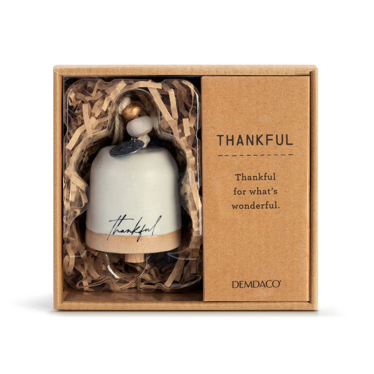 Demdaco Thankful Mini Inspired Bell, 2.5" 5 Demdaco Thankful Mini Inspired Bell, 2.5" - Image 3