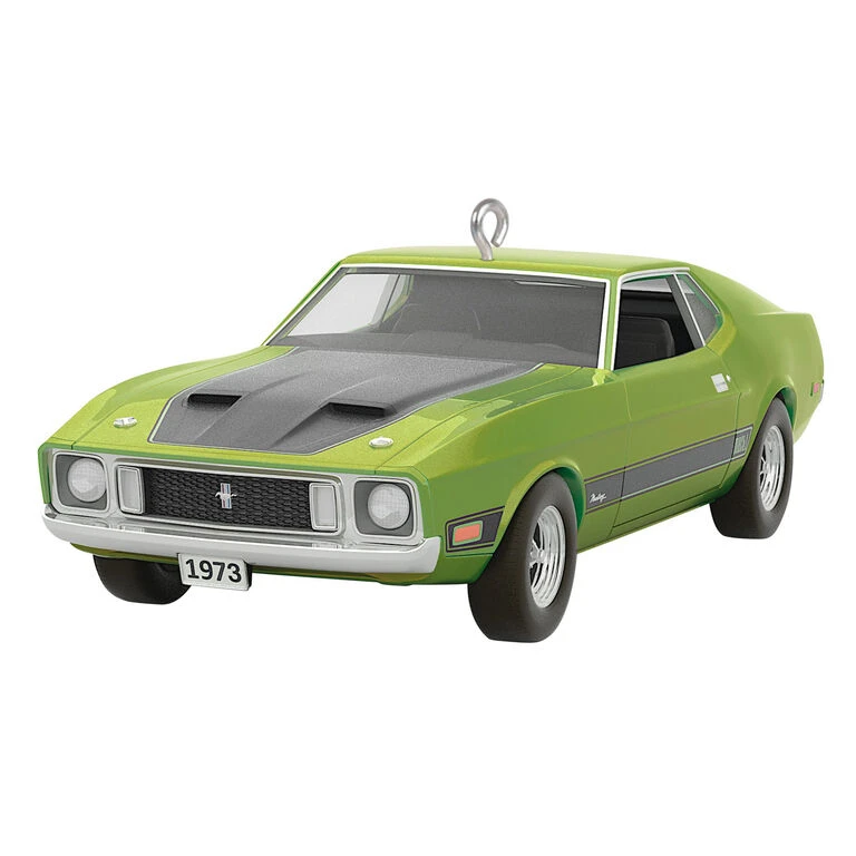 Hallmark Classic American Cars 1973 Ford Mustang Mach 1 2023 Metal Ornament 3 Hallmark Classic American Cars 1973 Ford Mustang Mach 1 2023 Metal Ornament