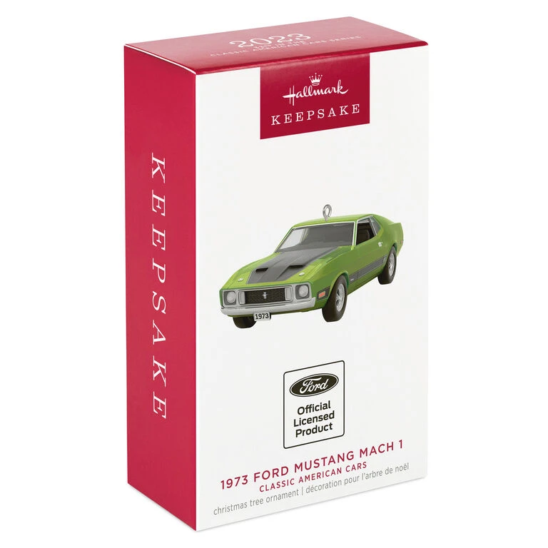Hallmark Classic American Cars 1973 Ford Mustang Mach 1 2023 Metal Ornament 6 Hallmark Classic American Cars 1973 Ford Mustang Mach 1 2023 Metal Ornament - Image 4
