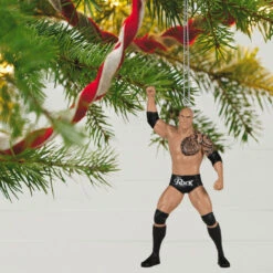 Hallmark WWE The Rock Ornament -Hallmark online Shop WWE Dwayne The Rock Johnson Keepsake Ornament 1999QXI7199 02