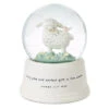 Hallmark Little Lamb Musical Snow Globe -Hallmark online Shop White Lamb in Flowers and Grass Water Globe 1BBY4723 01