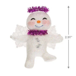 Hallmark Snow Angel Ornament 10 Hallmark Snow Angel Ornament -Hallmark online Shop White and Pink Glittery Snow Angel Keepsake Ornament 1399QGO2749 03