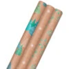 Hallmark Winter Nature Kraft Prints 3-Pack Christmas Wrapping Paper, 90 Sq. Ft. -Hallmark online Shop Winter Nature 3Pack Christmas Wrapping Paper 5JXW1051 01