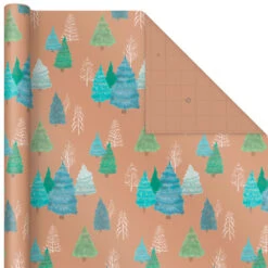 Hallmark Winter Nature Kraft Prints 3-Pack Christmas Wrapping Paper, 90 Sq. Ft. -Hallmark online Shop Winter Nature 3Pack Christmas Wrapping Paper 5JXW1051 05