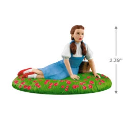 Hallmark The Wizard Of Oz™ Under The Poppies' Spell Ornament -Hallmark online Shop Wizard of Oz Dorothy in Poppies Keepsake Ornament 2199QXI6107 03