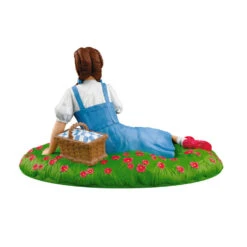 Hallmark The Wizard Of Oz™ Under The Poppies' Spell Ornament -Hallmark online Shop Wizard of Oz Dorothy in Poppies Keepsake Ornament 2199QXI6107 06