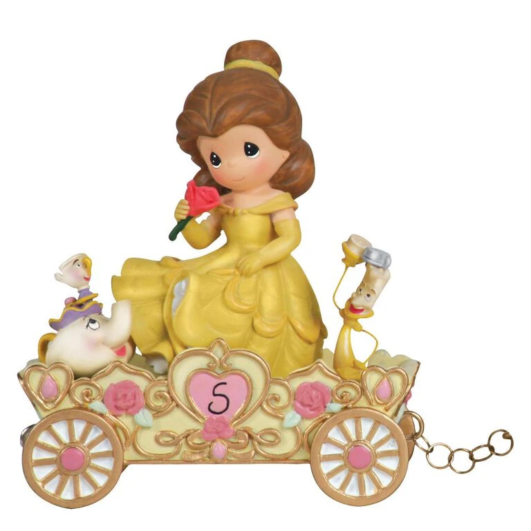 Precious Moments Disney Belle Figurine, Age 5 3 Precious Moments Disney Belle Figurine, Age 5