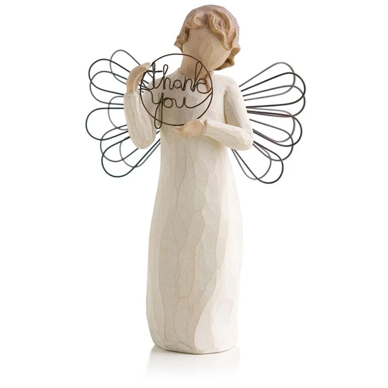 Willow Tree® Angel Just For You Thank You Figurine 3 Willow Tree® Angel Just For You Thank You Figurine